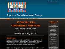 Tablet Screenshot of popcornentertainmentgroup.com
